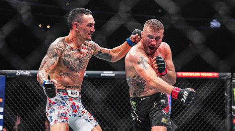 justin gaethje|Max Holloway KOs Justin Gaethje to Win the BMF Belt at UFC 300!.